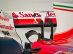 Т-образное крыло, плавник и Monkey Seat на машине Ferrari