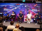 Гонщики на пресс-конференции FIA