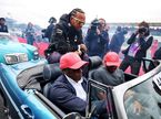 Льюис Хэмилтон, его отец Энтони и брат Николас, фото XPB