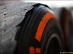 Изношенная шина Pirelli