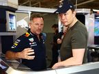 Кристиан Хорнер и Илон Маск, фото пресс-службы Red Bull Racing