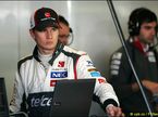 Нико Хюлкенберг в боксах Sauber