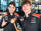Эстебан Окон и Оливер Берман на бирже Нью-Йорка, фото пресс-службы Haas F1