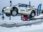 Skoda Хейкки Ковалайнена на трассе Arctic Lapland Rally, фото из социальных сетей