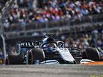 Джордж Расселл за рулём Williams во время квалификации в Остине