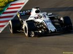 Сергей Сироткин за рулём Williams FW41 на тестах в Барселоне