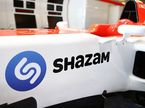 Логотип Shazam на машине Manor