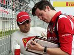 Фелипе Масса и Роб Смедли
