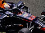 Макс Ферстаппен за рулём RB16 на Сильверстоуне
