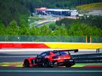 Никита Мазепин на трассе в Спа за рулём Mercedes-AMG GT3, фото из социальных сетей