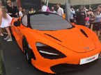 Собранный из конструктора Lego спорткар McLaren на Фестивале скорости в Гудвуде