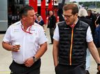 Зак Браун, исполнительный директор McLaren Racing, и Андреас Зайдль, руководитель команды McLaren