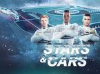На плакате шоу Stars&Cars - Нико Росберг, Льюис Хэмилтон и Паскаль Верляйн