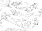 Пример раскраски Mercedes