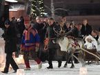 Эпизод свадебной церемонии в Рованиеми, где Валттери Боттасу была доверена очень важная роль, фото Тимо Корхонена