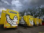 Логотип Michelin на трейлерах компании