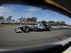 Михаэль Шумахер за рулём Mercedes W02 на этапе в Канаде, 2011 год