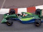 Андреа де Чезарис за рулём Jordan 191 на Гран При Монако 1991 года, фото XPB