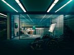 Рабочий кабинет Эдриана Ньюи на базе в Сильверстоуне, фото Aston Martin F1