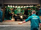 Первый выезд AMR26 на трассу в Барселоне, фото пресс-службы Aston Martin F1