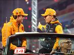 Пилоты McLaren на параде пилотов