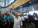 Нико Росберг в штаб-квартире Petronas
