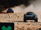 Йохан Кристофферссон лидирует в полуфинальной гонке Extreme E, фото Rosberg X Racing