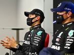 Джордж Расселл и Валттери Боттас были напарниками по команде Mercedes на Гран При Сахира 2020