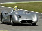 Нико Росберг за рулем исторического Mercedes W196 в день открытия сезона DTM