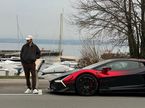 Эстебан Окон и его новая Lamborghini, фото из социальных сетей