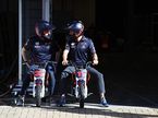 Макс Ферстаппен и Серхио Перес, кадр из видеоролика Red Bull Racing