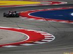 Кими Райкконен за рулём Alfa Romeo на трассе в Остине