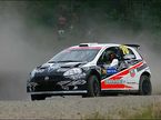Кими Райкконен на трассе Rally Finland