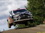 Кими Райкконен на трассе Rally Finland