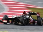 Кими Райкконен за рулем Lotus E21 на тестах в Барселоне