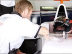 Кими Райкконен на тестах машины GP3 в Барселоне