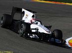 Камуи Кобаяши на тестах в Валенсии за рулем BMW Sauber C29