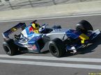 Дэвид Култхард на тестах RB1 в Валенсии, январь 2005 года