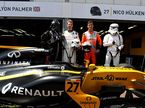 Гонщики Renault Нико Хюлкенберг и Джолион Палмер в Монако, май 2017 года