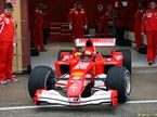 Валентино Росси на тестах Ferrari в Валенсии, 2006 год