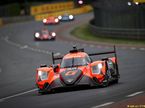 Спортпрототип команды G-Drive на трассе в Ле-Мане, 2021 год