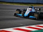 Джордж Расселл за рулём Williams FW42