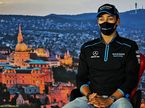 Джордж Расселл на пресс-конференции FIA на Хунгароринге