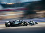 Джордж Расселл за рулём Mercedes W16 на тестах в Бахрейне, фото пресс-службы команды