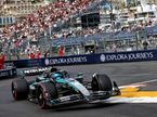 Джордж Расселл за рулём Mercedes W16 на трассе в Монако, фото XPB