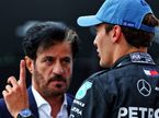 Джордж Рассел и Мохаммед бен Сулайем, президент FIA, фото XPB