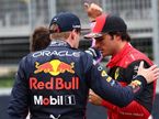 Карлос Сайнс (справа) и Макс Ферстаппен после квалификации в Монреале, фото XPB