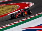 Шарль Леклер за рулём F1-75 на трассе в Остине, фото пресс-службы Ferrari