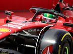 Шарль Леклер за рулём Ferrari SF-23 на трассе в Остине
