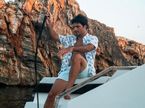 Карлос Сайнс на борту семейной яхты у берегов Майорки, фото из социальных сетей